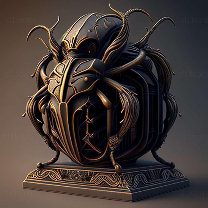 3D model Ixodes antiquorum (STL)